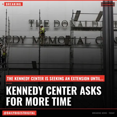 As Deadline Passes, Kennedy Center Asks For More Time To Remove Trump’s Name From Facade