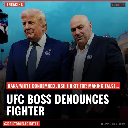 UFC Boss Dana White Condemns Fighter Josh Hokit for Saying ‘Michelle Obama Is a Man’: ‘I Hate That Kind of Nonsense’