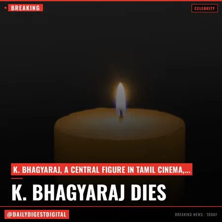 K. Bhagyaraj Dies: Veteran Indian Filmmaker And A Defining Figure In Tamil Cinema Was 73