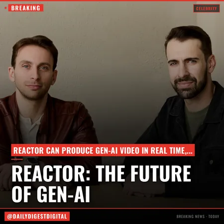 Real-Time AI Video Startup Reactor, Founded by Ex-Apple Engineers, Raises $59 Million From Jeffrey