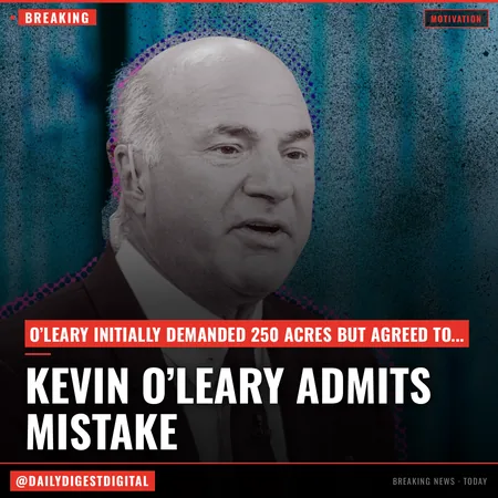 Kevin O’Leary Said Demands to Shrink His Utah Data Center Were ‘Outrageous.’ Now He’s Admitting He ‘Screwed Up.’