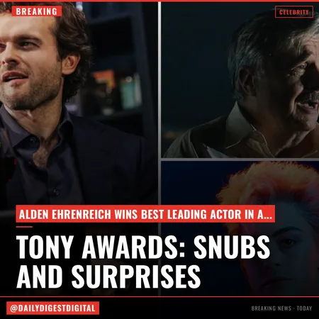 Tonys Snubs and Surprises: Alden Ehrenreich Beats Tight Competition, Nathan Lane Loses for ‘Salesman’ and More