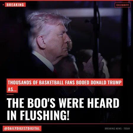 Donald Trump Booed at NBA Finals in New York City