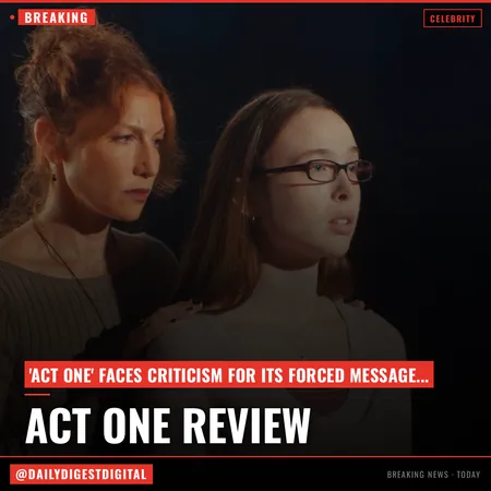 ‘Act One’ Review: Acting Is Overreacting in Sophia Takal’s Intriguingly Off-Kilter Psychodrama