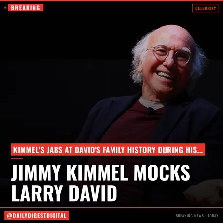 Jimmy Kimmel Mocks Larry David for Having Slave-Owning Relatives