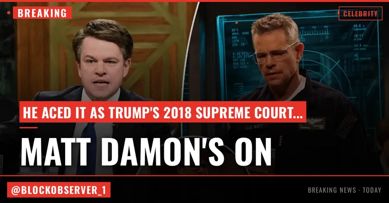 Matt Damon destroys on ‘SNL’ as Brett Kavanaugh, Aziz Ansari returns