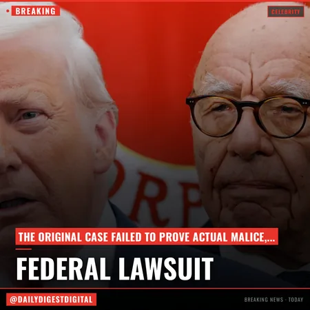 Donald Trump Files New Lawsuit Against The Wall Street Journal Over Story On Jeffrey Epstein Letter