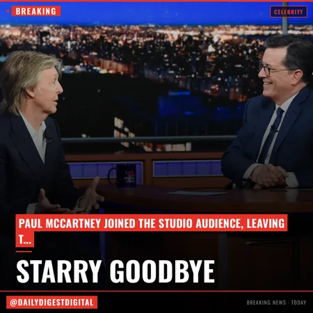 Stephen Colbert’s Final ‘Late Show’ Guests Start To Emerge Including Paul McCartney As Studio 
