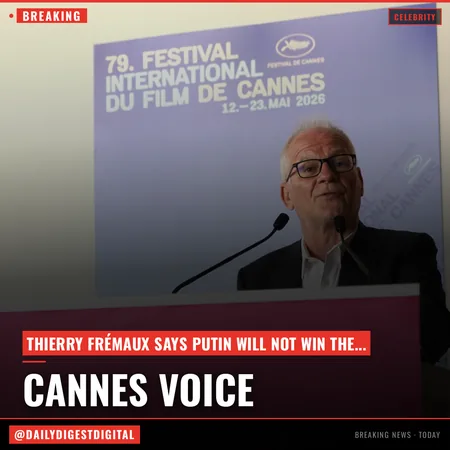Cannes Chief Thierry Frémaux: Putin Will Not Win The War In Ukraine