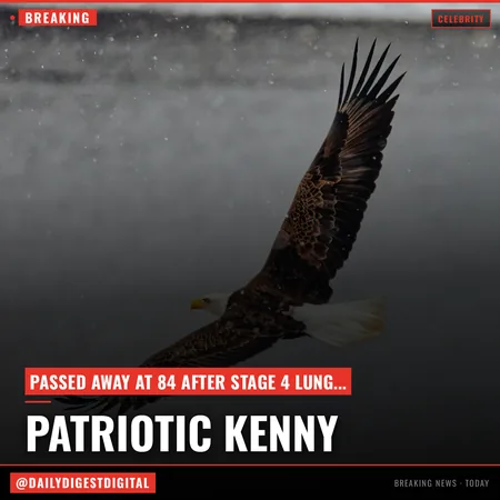 TikTok Star Patriotic Kenny Dead at 84 After Stage 4 Lung Cancer Battle