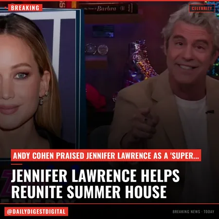 Andy Cohen Reveals Jennifer Lawrence Is Bravo “Super Fan” Who Helped Find ‘Summer House’ Reunion Leaker