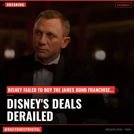 Disney Failed to Buy James Bond Franchise, Walked Away From Owning Twitter Hours Before the Deal Closed and Held Apple Merger Talks