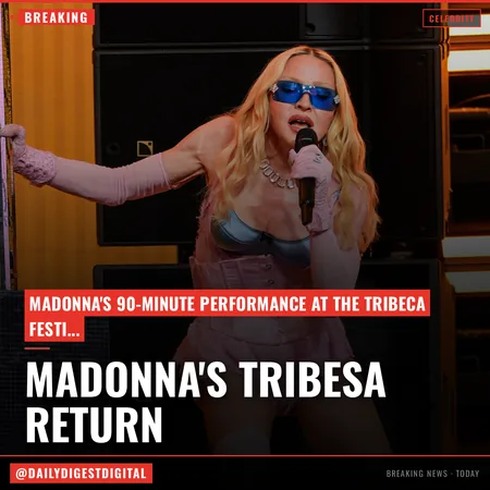 Madonna Greets Adoring Tribeca Festival Crowd With Tales Of Clubbing, Cinephilia & Emotional NYC Return