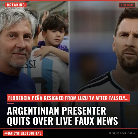 Presenter Resigns & Apologizes After Falsely Reporting Death Of Lionel Messi’s Father