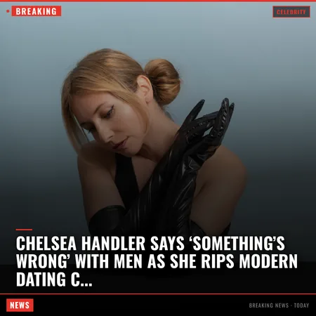 Chelsea Handler says ‘something’s wrong’ with men as she rips modern dating culture