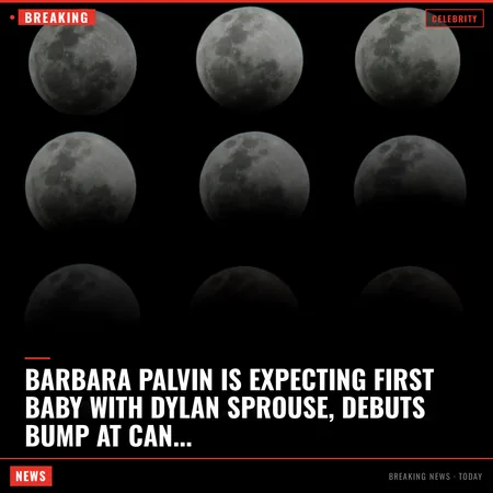 Barbara Palvin is expecting first baby with Dylan Sprouse, debuts bump at Cannes