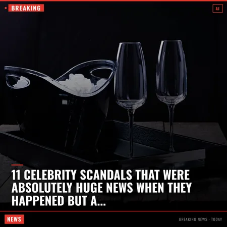 11 Celebrity Scandals That Were Absolutely Huge News When They Happened But Are Now Almost Completely Forgotten <h1>These moments once shocked the wor