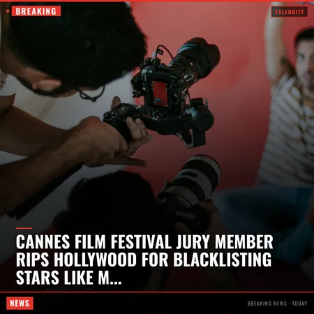 Cannes Film Festival jury member rips Hollywood for blacklisting stars like Mark Ruffalo, Javier 