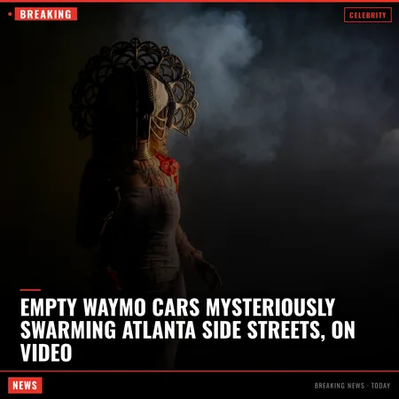 Empty Waymo Cars Mysteriously Swarming Atlanta Side Streets, on Video