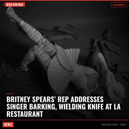 Britney Spears’ rep addresses singer barking, wielding knife at LA restaurant