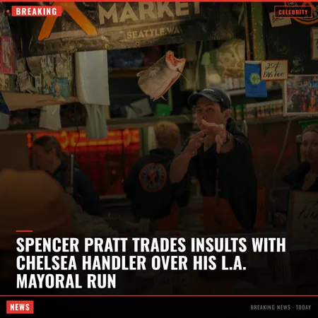 Spencer Pratt Trades Insults With Chelsea Handler Over His L.A. Mayoral Run