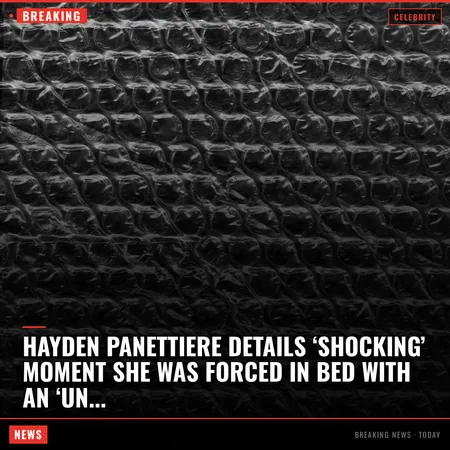 Hayden Panettiere details ‘shocking’ moment she was forced in bed with an ‘undressed,’ ‘very 