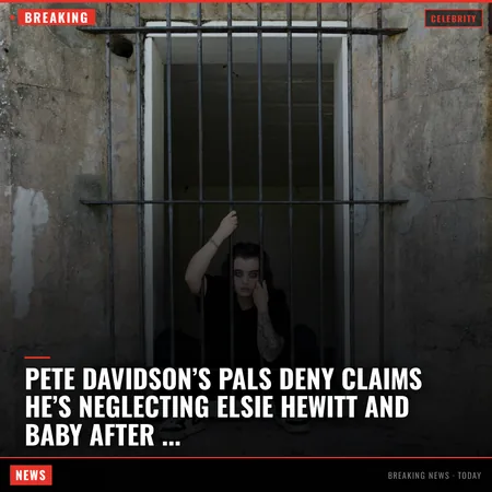 Pete Davidson’s pals deny claims he’s neglecting Elsie Hewitt and baby after model posts and 