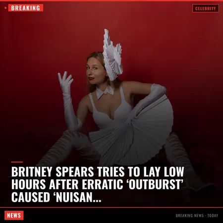 Britney Spears tries to lay low hours after erratic ‘outburst’ caused ‘nuisance’ at LA restaurant