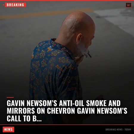 Gavin Newsom’s anti-oil smoke and mirrors on Chevron Gavin Newsom’s call to boycott Chevron over Memorial Day is eye-rolling Sacramento political thea