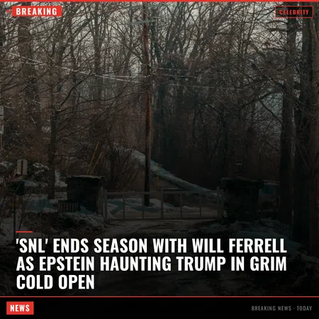 'SNL' Ends Season with Will Ferrell as Epstein Haunting Trump in Grim Cold Open