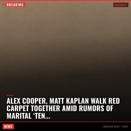Alex Cooper, Matt Kaplan walk red carpet together amid rumors of marital ‘tension,’ Alix Earle feud