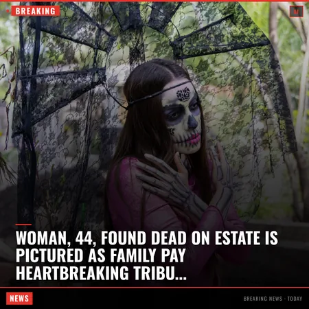 Woman, 44, found dead on estate is pictured as family pay heartbreaking tribute: Police arrest man on suspicion of murder A heartbroken family have pa