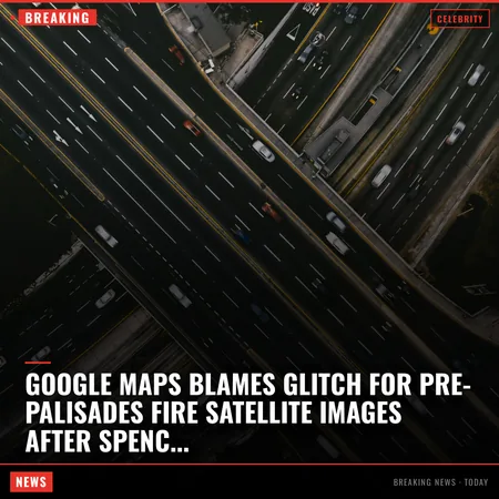 Google Maps Blames Glitch for Pre-Palisades Fire Satellite Images After Spencer Pratt Complaint