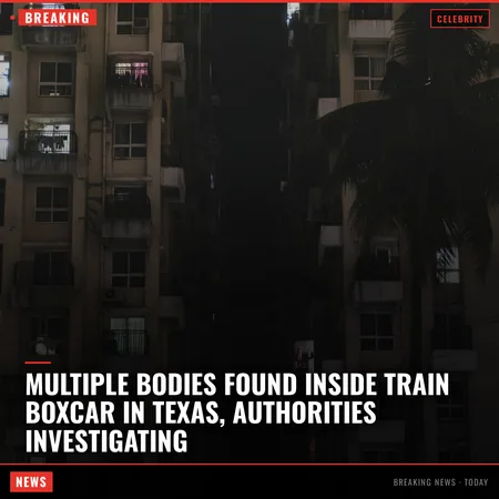 Multiple Bodies Found Inside Train Boxcar in Texas, Authorities Investigating