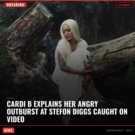 Cardi B Explains Her Angry Outburst at Stefon Diggs Caught on Video