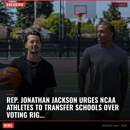 Rep. Jonathan Jackson Urges NCAA Athletes to Transfer Schools Over Voting Rights