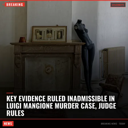 Key Evidence Ruled Inadmissible in Luigi Mangione Murder Case, Judge Rules
