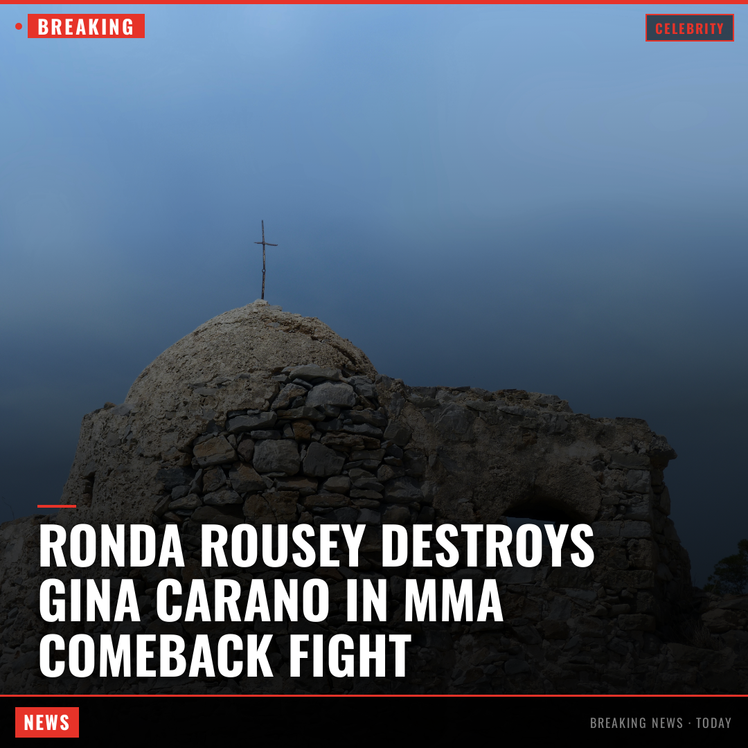 Ronda Rousey Destroys Gina Carano in MMA Comeback Fight