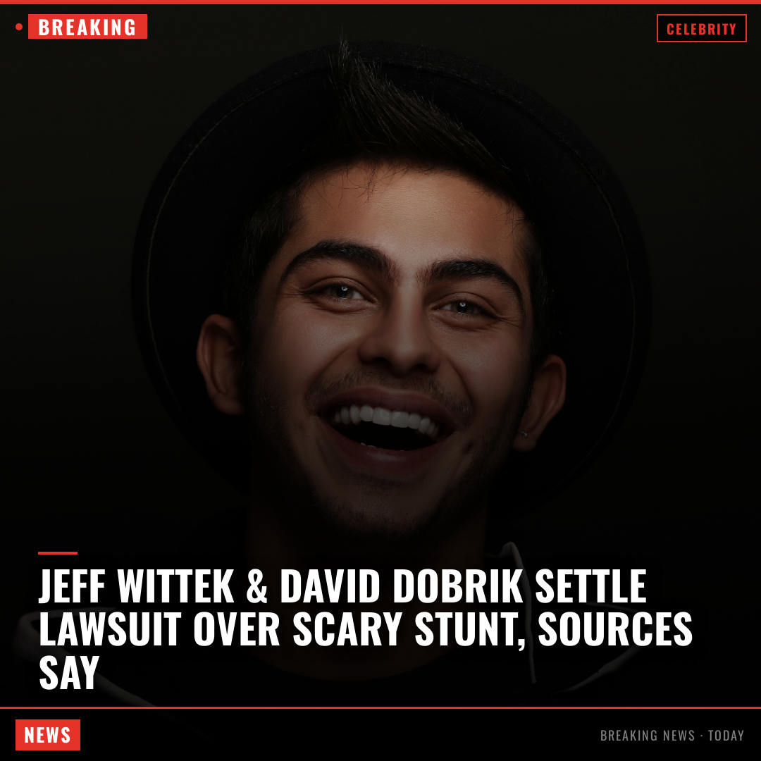 Jeff Wittek & David Dobrik Settle Lawsuit Over Scary Stunt, Sources Say