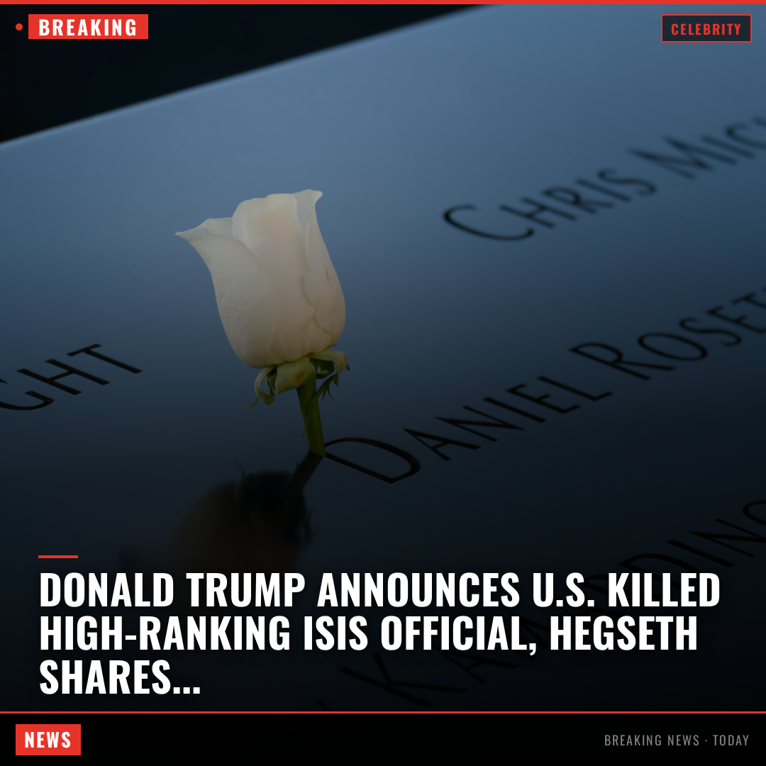 Donald Trump Announces U.S. Killed High-Ranking ISIS Official, Hegseth Shares Video