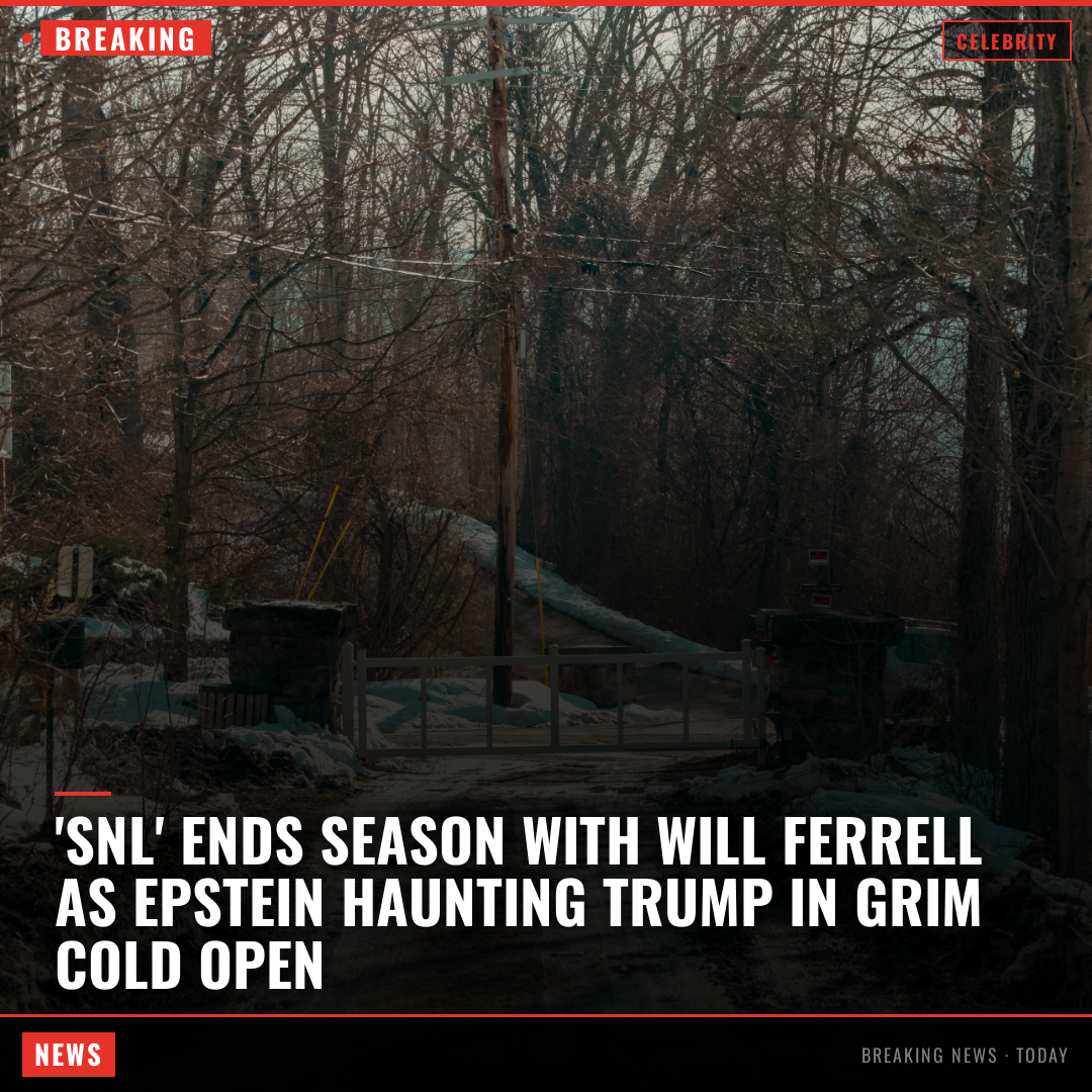 'SNL' Ends Season with Will Ferrell as Epstein Haunting Trump in Grim Cold Open