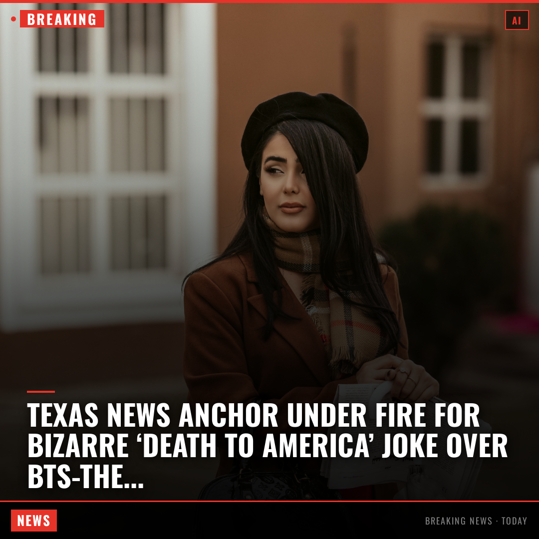 Texas news anchor under fire for bizarre ‘Death to America’ joke over BTS-themed Oreos on live TV “You need to train your news anchor better after you