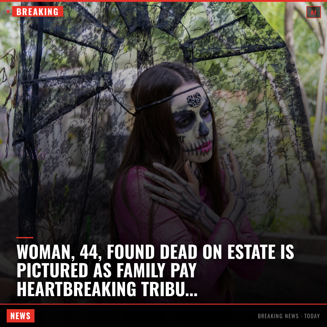 Woman, 44, found dead on estate is pictured as family pay heartbreaking tribute: Police arrest man on suspicion of murder A heartbroken family have pa